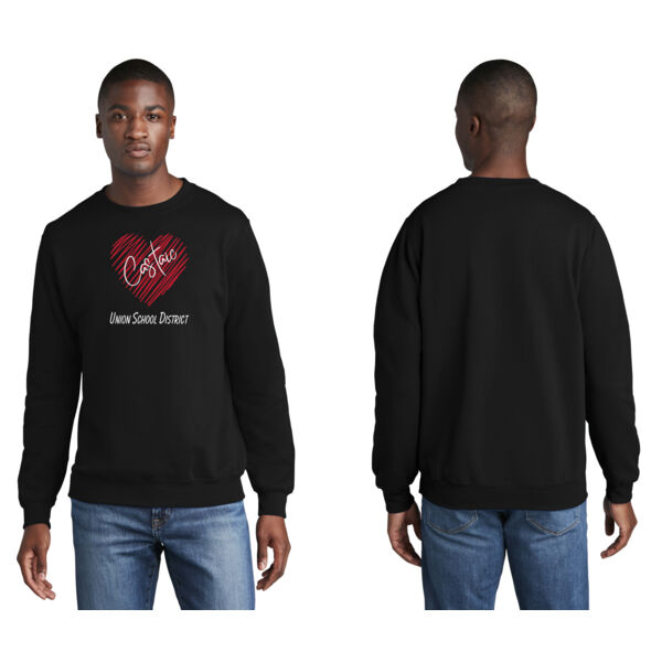 CUSD Heart Sweatshirt Crew - Unisex Thumbnail
